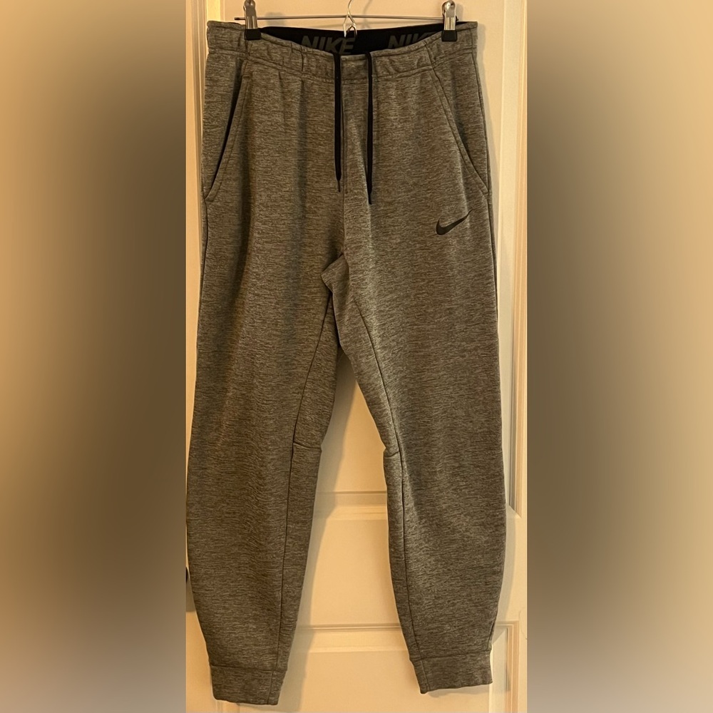 Heathered Grey Nike DriFit joggers